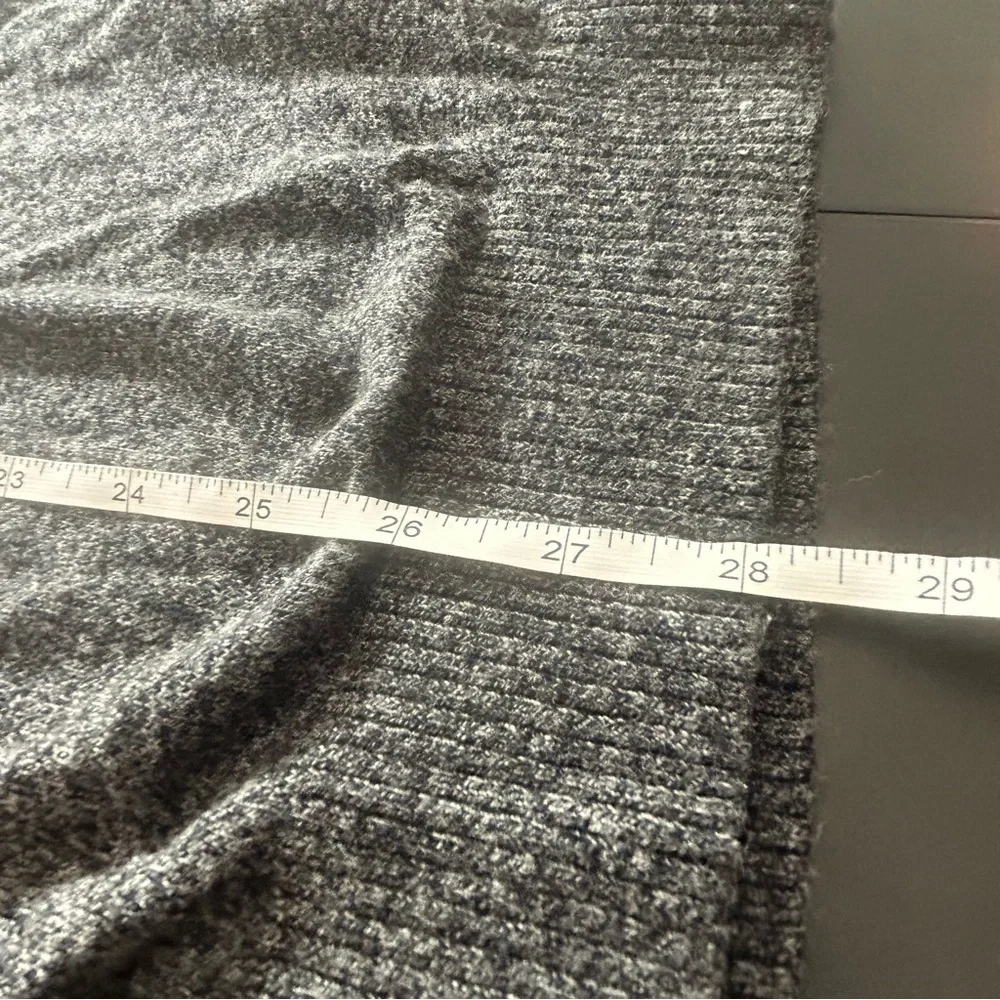 Hollister Crewneck Sweater Men's Black Gray Marbled Size Large Fall